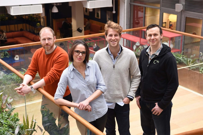 Carbon Re executive team (left to right – Aidan O’Sullivan – Chief Technology Officer, Buffy Price – Chief Operations Officer, Josh Vernon – Chief Executive Officer, Daniel Summerbell – Chief Solutions Officer)