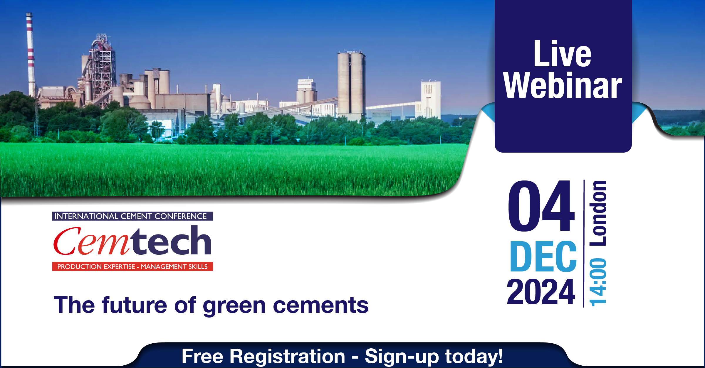 Cemtech Live Webinar: The future of Green Cements