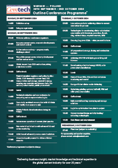 Cemtech Europe 2024 Conference Programme