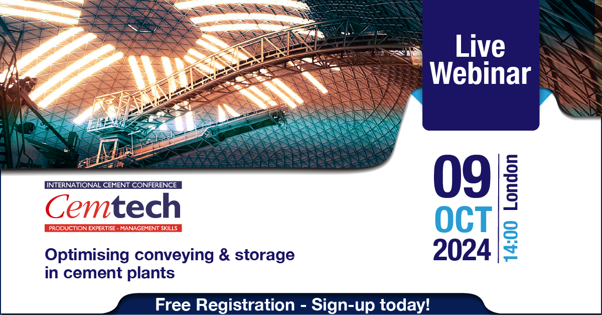 Cemtech Live Webinar Optimising conveying & storage in cement plants