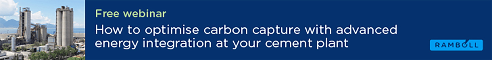 Webinar: How to optimise carbon capture with advanced energy integration at your cement plant