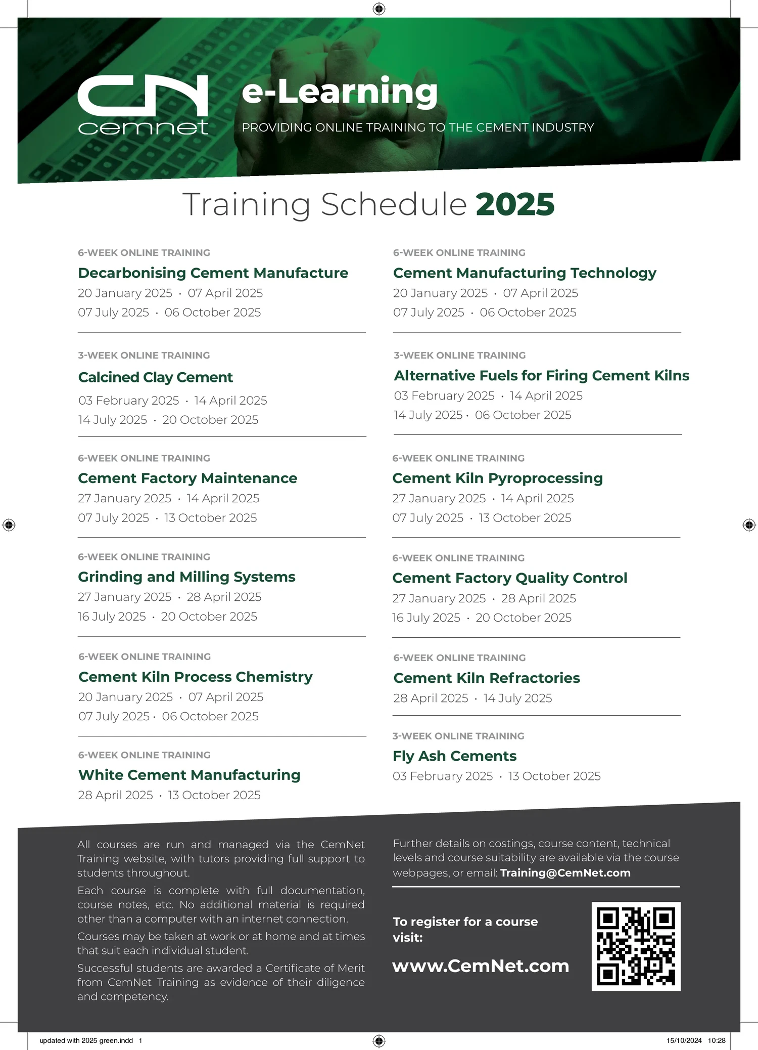 Training Schedule